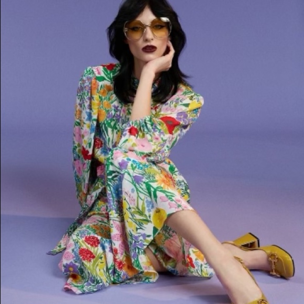 GUCCI X KEN SCOTT floral resort dress NWT